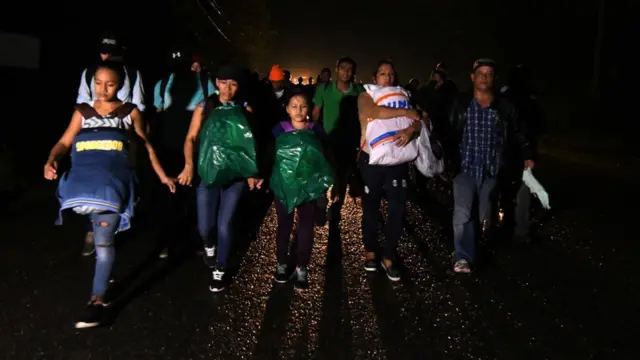 Inmigrantes hondureños