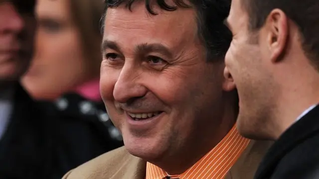 Співвласник ФК "Блекпул" Валерій Білоконь на грі своєї команди