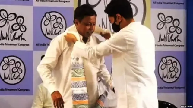 टीएमसी में शामिल हुए बीजेपी नेता मुकुल रॉय