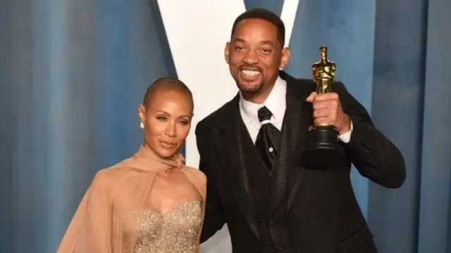 Will Smith ao lado da mulher Pinkett Smith