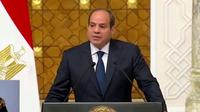  মিশরের প্রেসিডেন্ট আবদেল ফাত্তাহ আল-সিসি 