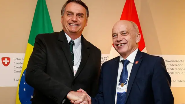 Jair Bolsonaro e presidente suíço