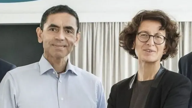 બાયોટેકના સીઈઓ ઉગુર સાહિન અને તેમના પત્ની ઓજેસ તુએરેસી