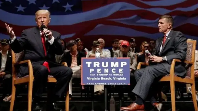 डोनाल्ड ट्रंप और माइकल फ़्लिन