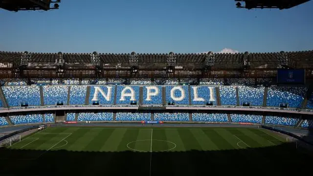 Estádio do Napoli, na Itália