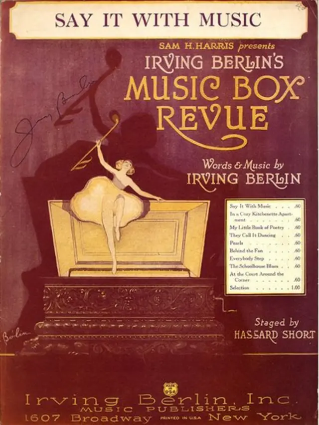 Obra de Irving Berlin.