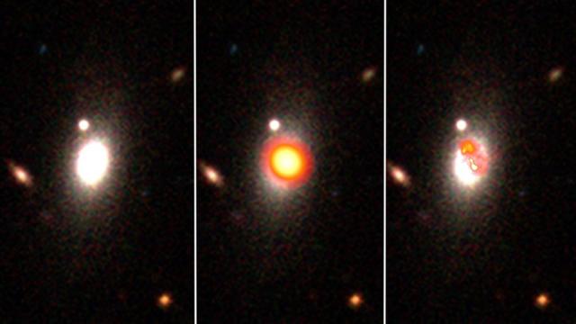 Фото галактики в разных диапазонах