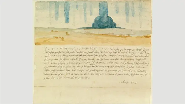 „Vizija iz sna" (1525) Albrehta Direra prvi je zabeleženi opis slikarevog ličnog sna u zapadnoj umetnosti