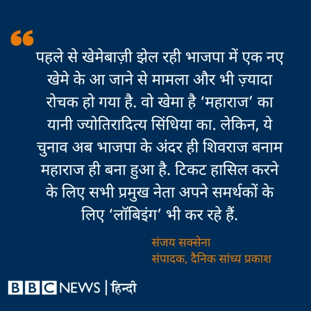 मध्य प्रदेश, भाजपा