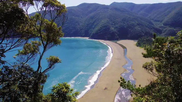 지역 주민들은 새로운 방파제가 건설되면, 일본 아마미 오시마 섬에서 유일하게 천연 하천이 남아 있는 가토쿠 해변이 손상될 수 있다고 우려한다