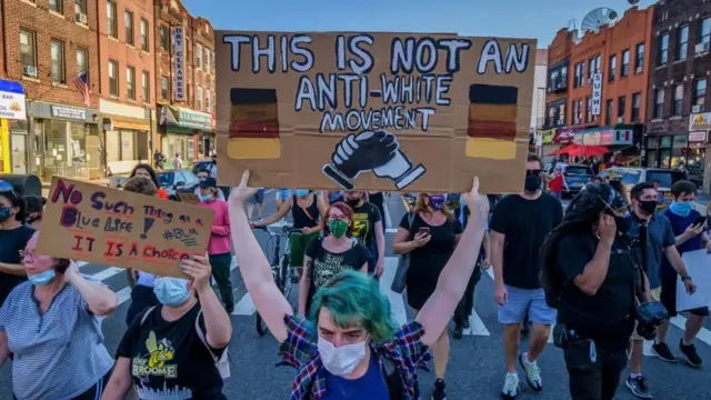 Protest u Njujorku, 2020.