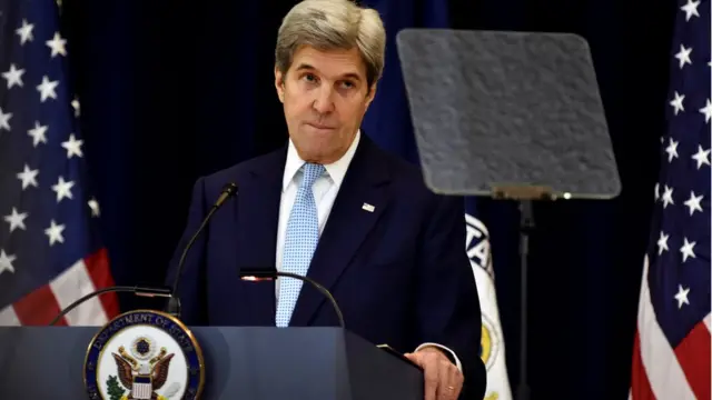 وزير الخارجية الامريكي جون كيري
