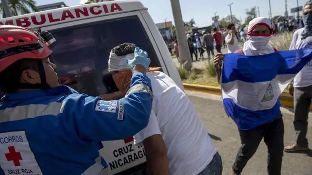 Herido en Managua