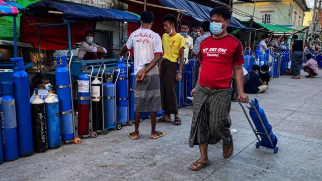 મ્યાનમારમાં કોરોનાના કેસ વધી રહ્યા છે