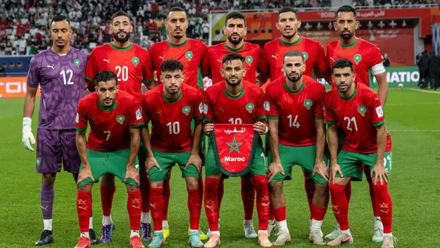Some old and new Morocco football team members