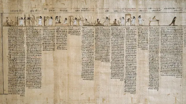 بردية لنصوص كتاب "الخروج إلى النهار" ضمن مقتنيات متحف تورينو في إيطاليا