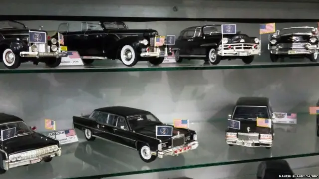 अमरीकी राष्ट्रपतियों की अलग-अलग कारों का डायकॉस्ट मॉडल