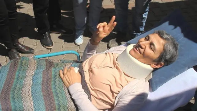 Leyla Güven hastaneye kaldırıldı.