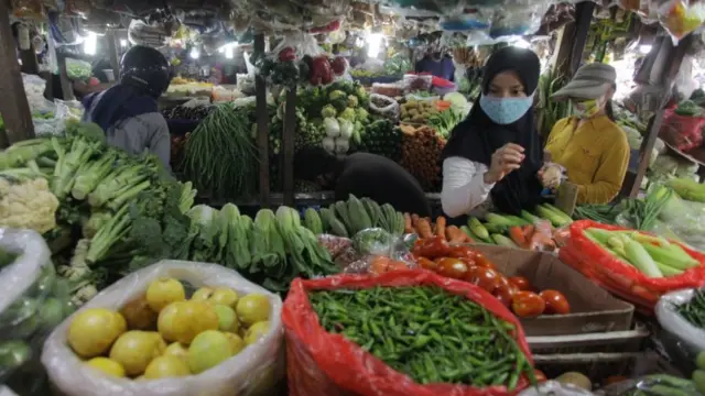 pasar tradisional Pondok Labu, Jakarta
