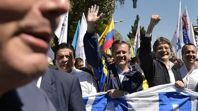 Guillermo Lasso, uno de los candidatos a la presidencia de Ecuador.