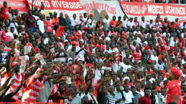 Fans of Tanzanian side Simba