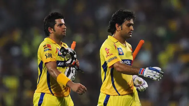 চিপক স্টেডিয়ামের 'থালা' (ধোনি) ও 'চিন্না থালা' (সুরেশ রায়না)