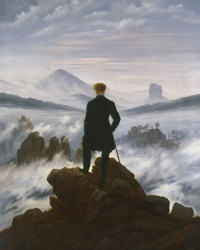 Caspar David Friedrich'in ünlü resmi