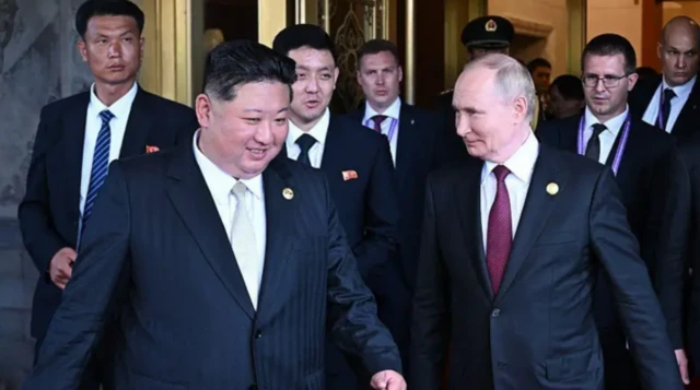 ਕਿਮ ਜੋਂਗ ਉਨ ਅਤੇ ਵਲਾਦੀਮੀਰ ਪੁਤਿਨ