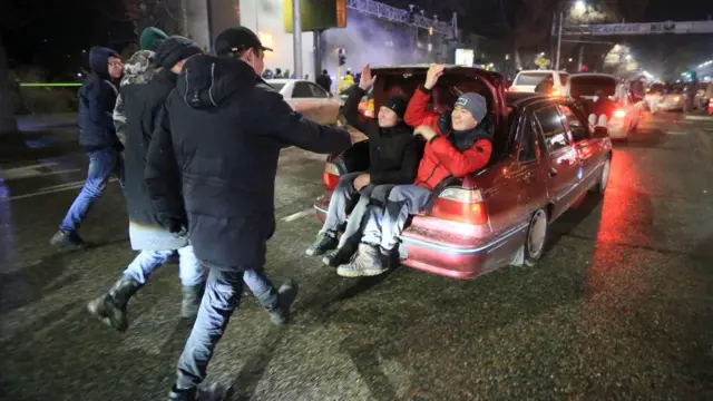 Алматыда каршылык акциясы