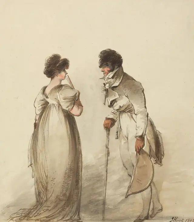 رسم لرجل وامرأة 