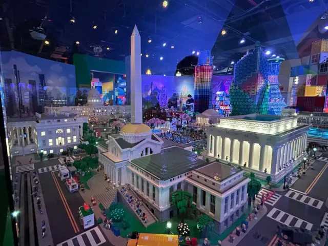 Lego model centra Vašingtona izložen u muzeju u glavnom gradu Sjedinjenih Država