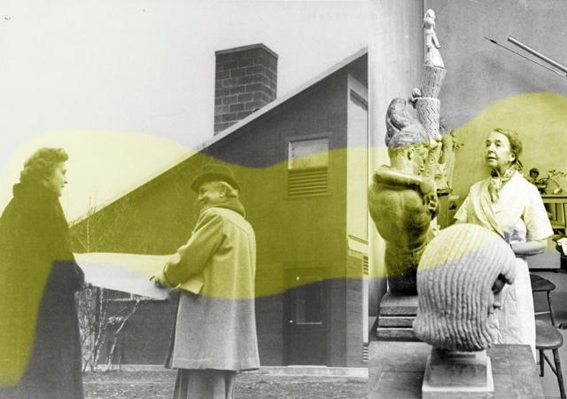 As 3 Damas do Sol: Telkes e Raymond ao lado da Sun Dover House (à esquerda,jogo do casino para ganhar dinheiroimagem cortesia do Museu do MIT), e Peabody emjogo do casino para ganhar dinheirooficinajogo do casino para ganhar dinheiroesculturajogo do casino para ganhar dinheiro1962 (à direita)