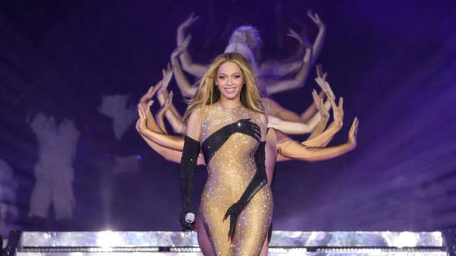 Beyonce durante showroletas de apostasLondres