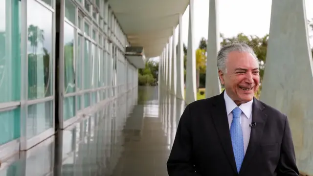 Michel Temer no Palácio do Alvorada