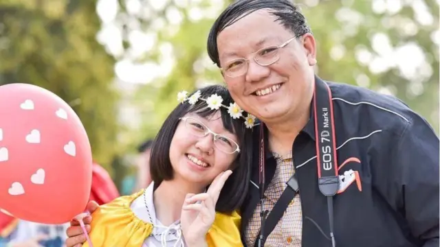 สมชาติ เบญจถาวรอนันท์ และลูกสาวคนโต