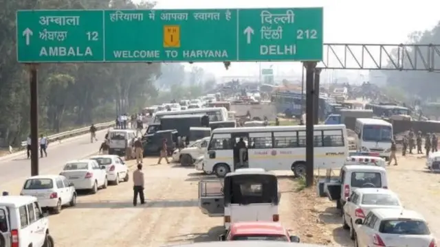 ਪੰਜਾਬ ਹਰਿਆਣਾ ਰਾਜ ਮਾਰਗ ਉੱਤੇ ਜਾਮ