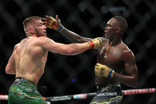 Dricu Du Pleiss and Israel Adesanya