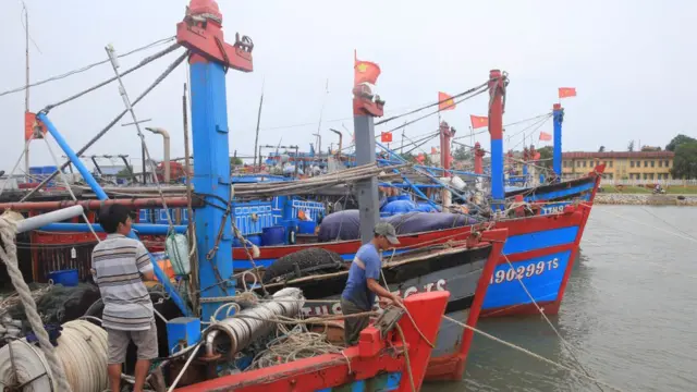 Vietnam, fishing boat