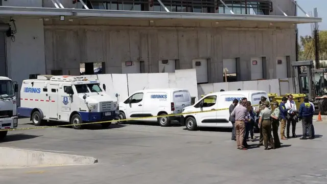 enclave donde ocurrió el robo.