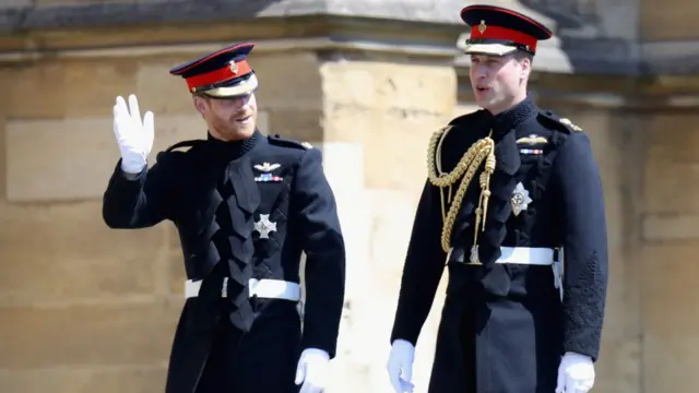 принцы Гарри и Уильям