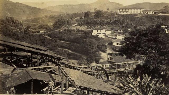 Vista de mina em Ouro Preto