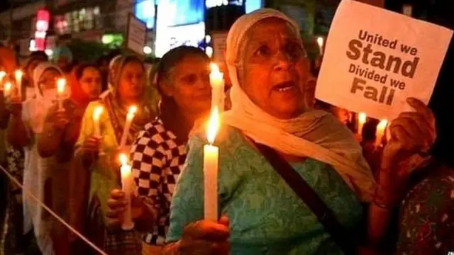 1984 ਸਿੱਖ ਕਤਲੇਆਮ ਖਿਲਾਫ਼ ਮੁਜ਼ਾਹਰੇ ਦੀ ਤਸਵੀਰ