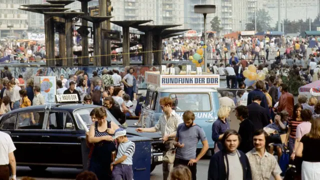 Este de Berlín antes de la caída del muro.