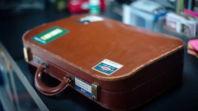 The suitcase that held Antony's father's secrets