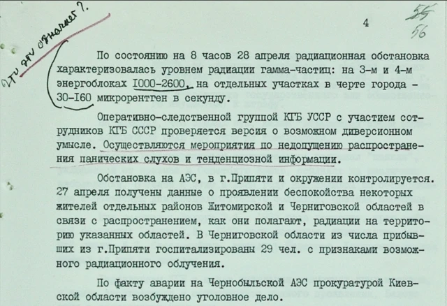 ЧАЕС в архівах КДБ