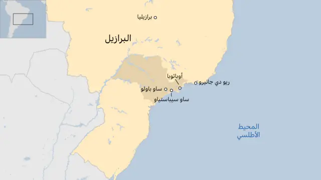 خريطة البرازيل