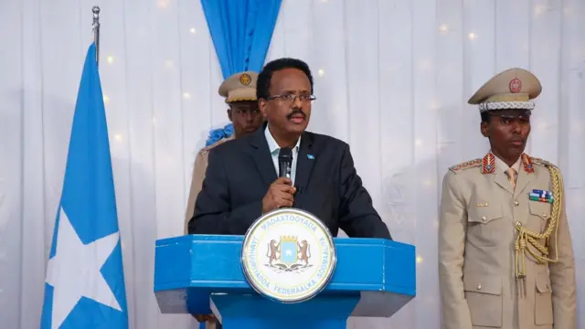 Madaxweynihi hore ee Soomaaliya Maxamed Cabdullaahi Farmaajo