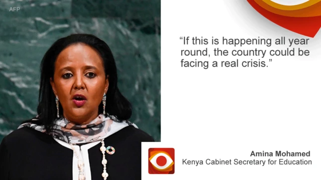 Amina Mohamed akihutubia mkutano wa UN.