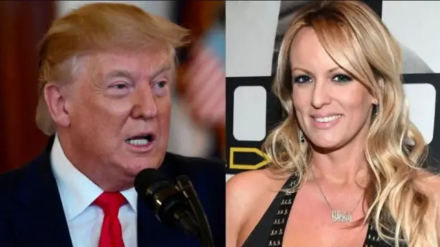 ट्रंप आणि स्टॉर्मी डॅनियल्स 