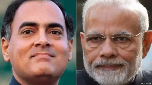 राजीव गांधी मोदी